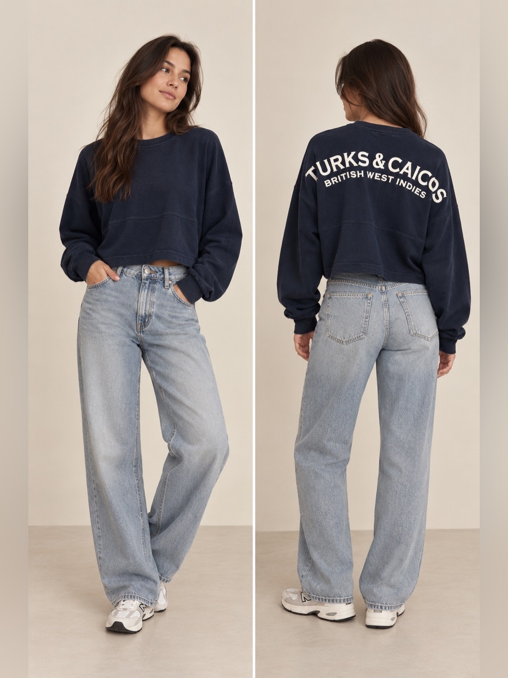 Spirit Jersey Turks & Caicos Cropped Sweatshirt